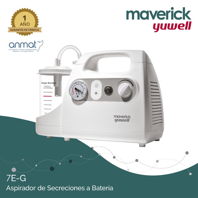 Aspirador de Sercreciones c/Batería 7E-G Yuwell - Imagen 4